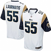 Nike Men & Women & Youth Rams #55 Laurinaitis White Team Color Game Jersey,baseball caps,new era cap wholesale,wholesale hats